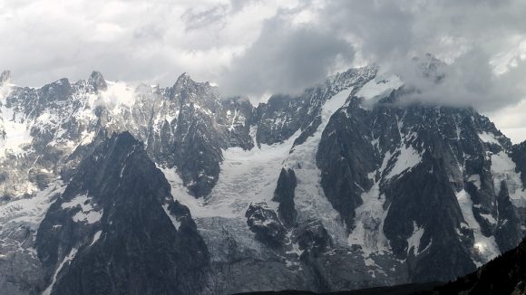 Il Monte Bianco e la Val Ferret