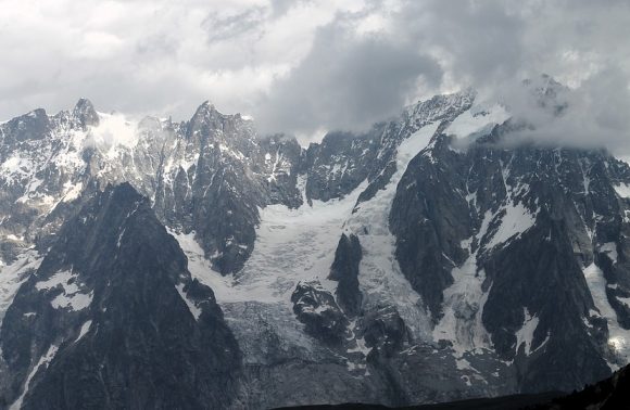 Il Monte Bianco e la Val Ferret