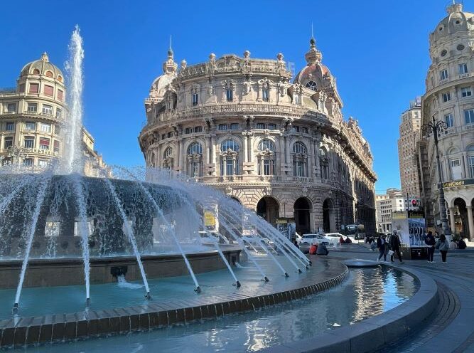 Viaggio di istruzione e turismo scolastico in Liguria: Piazza Ferrari